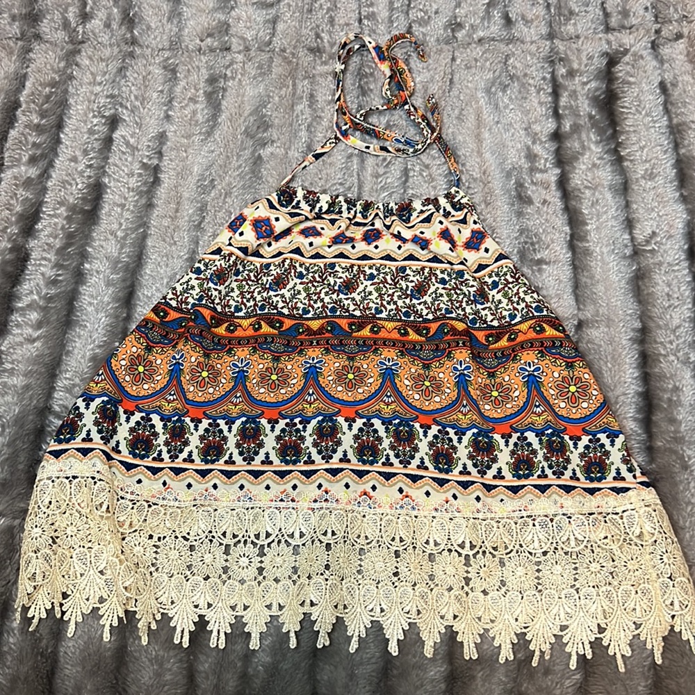 LA Hearts halter top